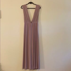 Gorgeous Audrey 3+1 Plunged Neckline&Back Jumpsuit
